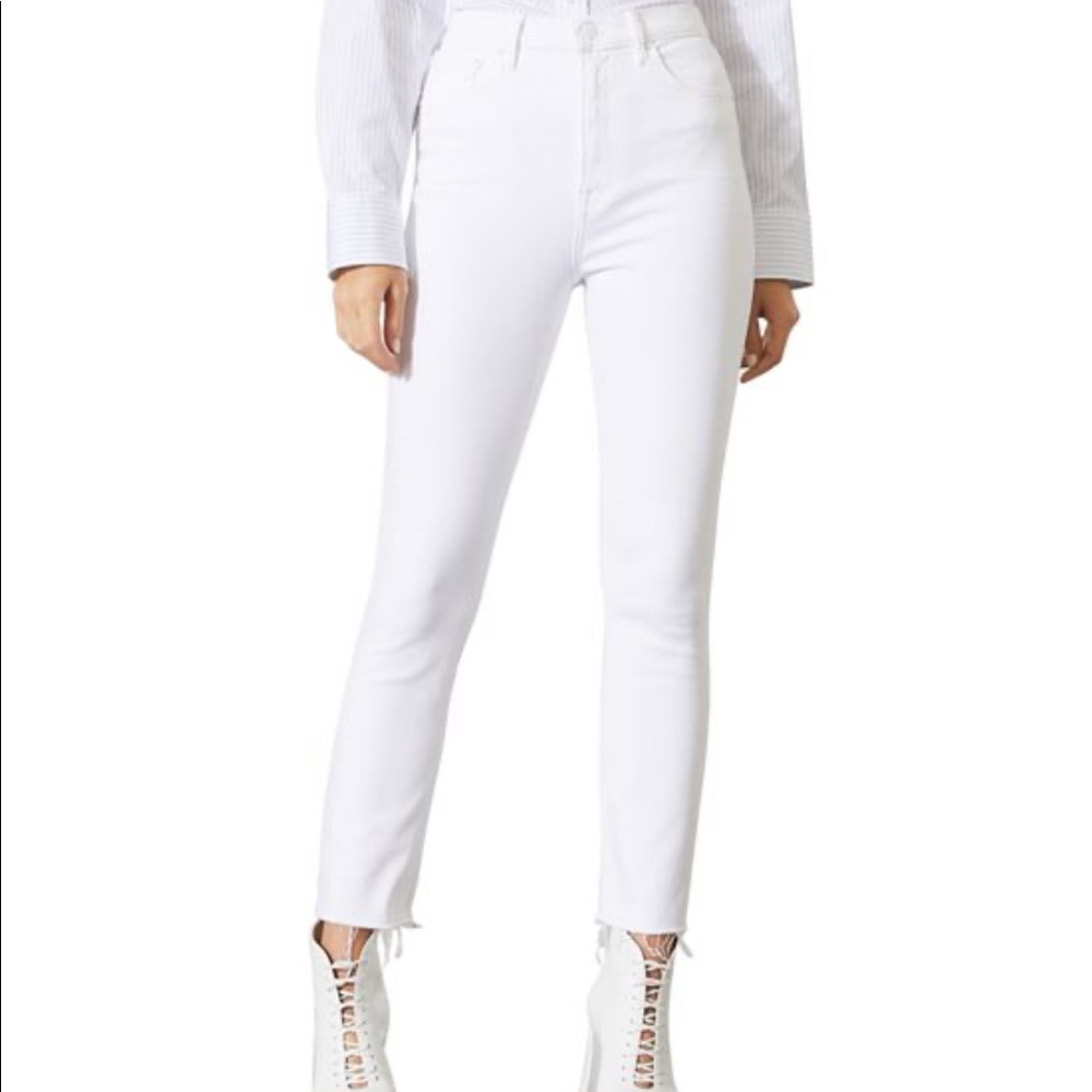 🆕 GRLFRND Karolina High Waist Raw Ankle Jeans 26